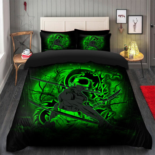 Zoro One Piece Moonlight Bedding Set