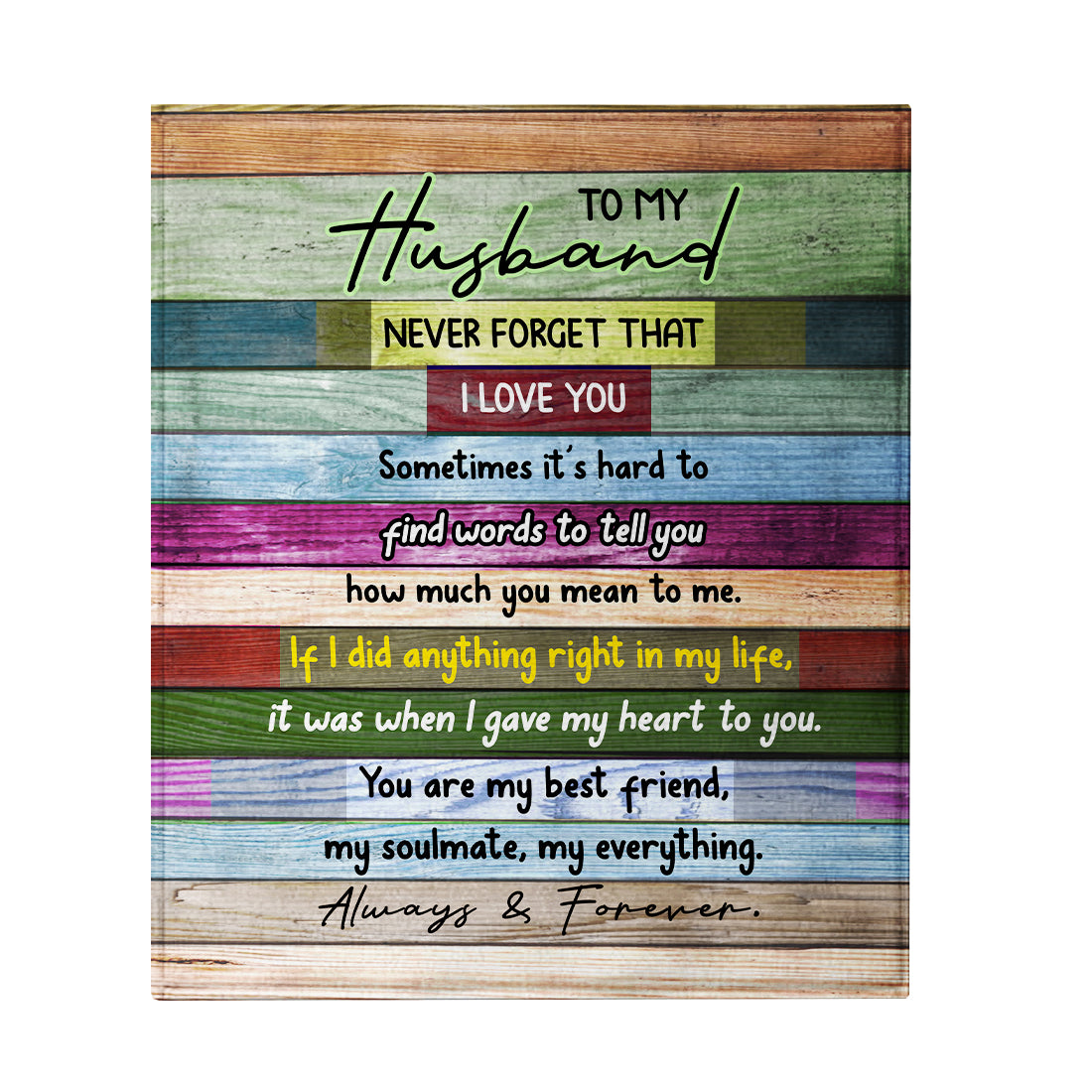 Valentines Day Gifts For Him, To My Husband Blanket, Valentines Gift For Husband- Velveteen Plush Blanket- Gifts For Anniversary Birthday, Blanket From Wife, Best Husband Gift Ideas