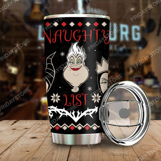 Unifinz DN Tumbler Villains Naughty List Tumbler Cup Cool DN Villain Travel Mug 2022