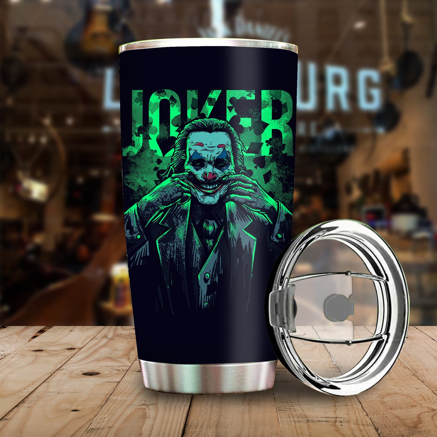 Unifinz DC Tumbler JK Put On A Happy Face Tumbler Cup Amazing High Quality DC JL Travel Mug 2023