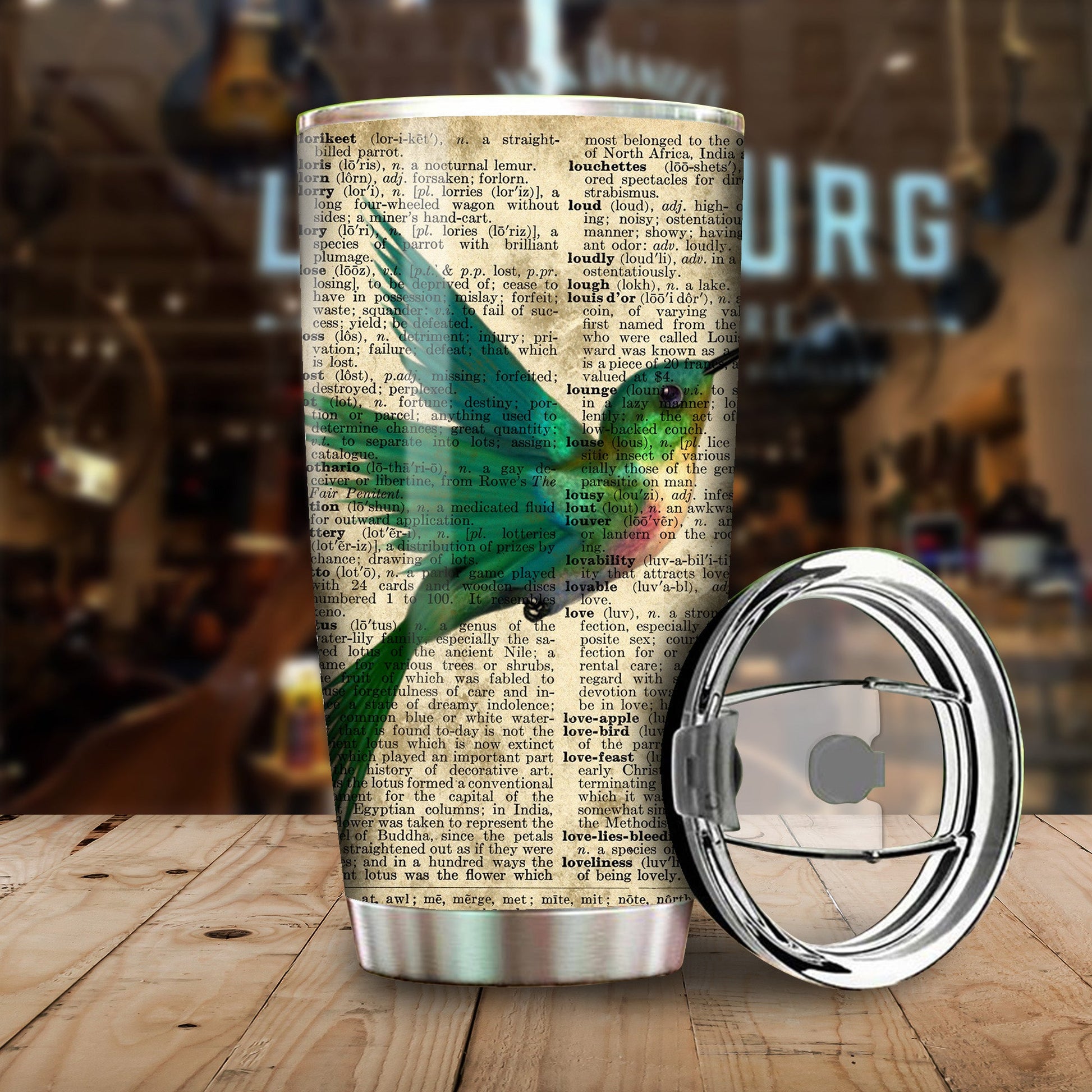 Unifinz Bird Tumbler Humming Bird Beauty Art Tumbler Cup High Quality Bird Travel Mug 2022
