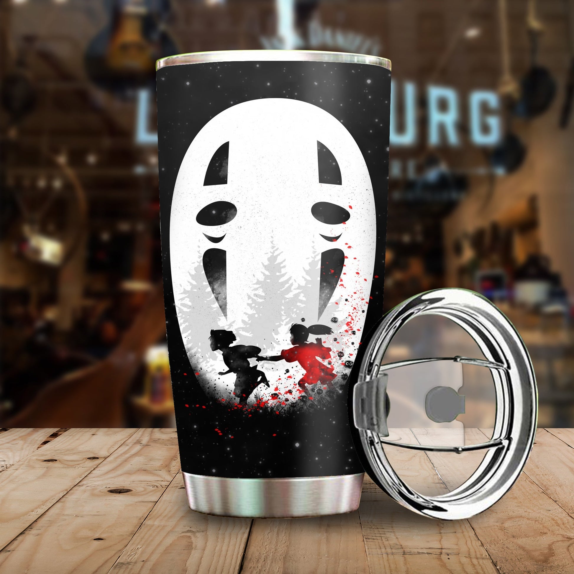 Unifinz GB TUMBLER GB SA NO FACE ANIME TUMBLER Cool High Quality GB Spirit Away TRAVEL MUG 2023