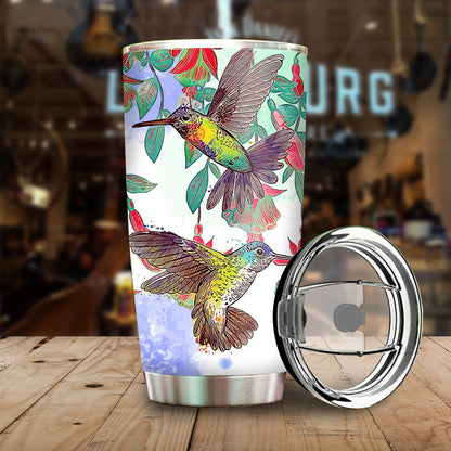 Unifinz BIRD TUMBLER HUMMINGBIRDS COLOR ART TUMBLER Amzing High Quality BIRD Tumbler Cup 2022