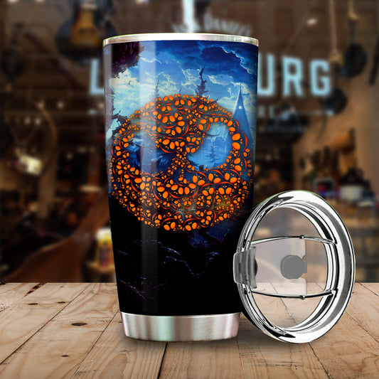 Unifinz TNBC Tumbler The Nightmare Pumpkin King Tumbler Cup Cool Amazing DN TNBC Travel Mug Jack Skellington Tumblers 2022