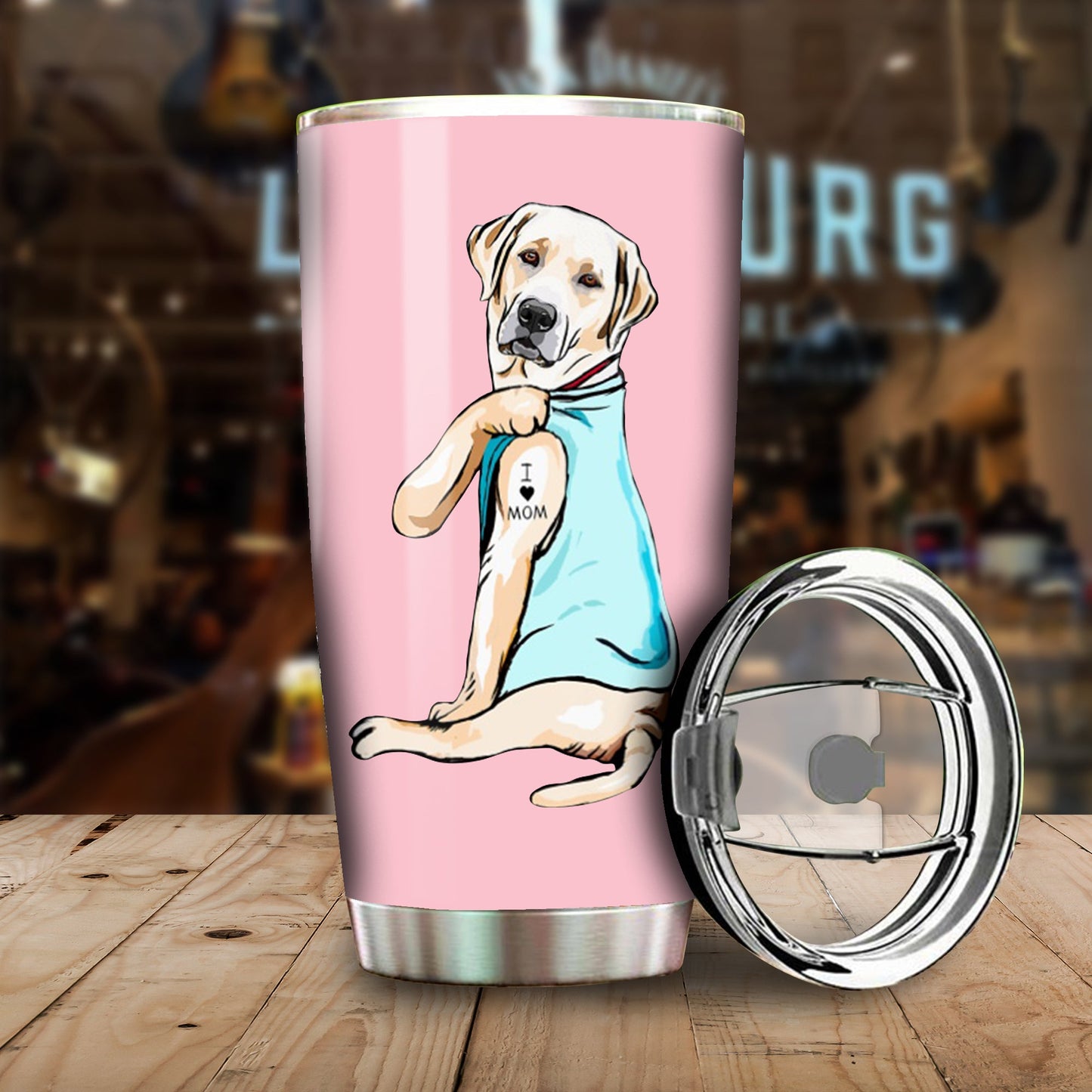 Unifinz Dog Tumbler Cup Dog Labrador Mama Dog Mama Lovers Tumbler Cute Dog Labrador Tumblers 20 Oz 30 Oz 2023