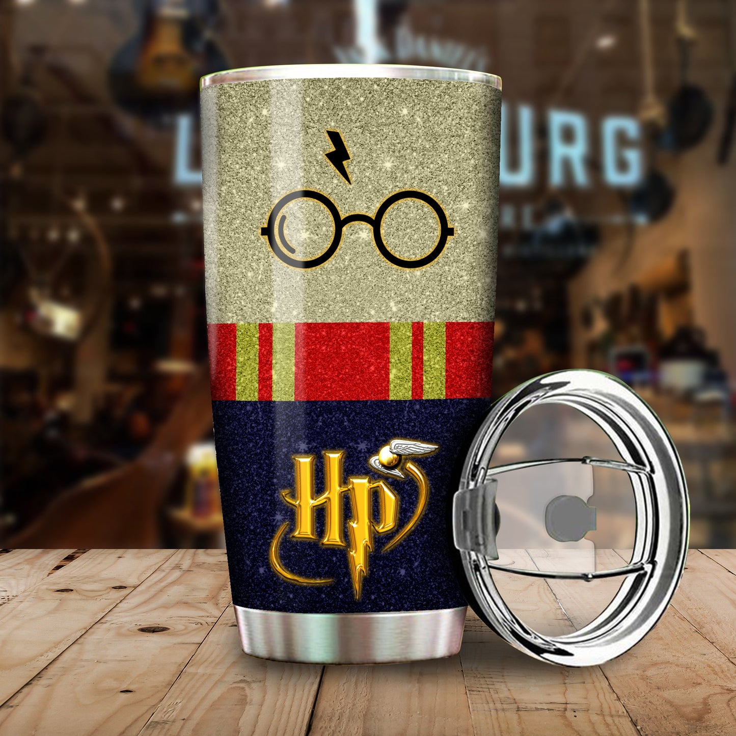 Unifinz HP Tumbler Harry Magical Symbols Quidditch Potter Tumbler Cup 20 oz High Quality HP Travel Mug 2022