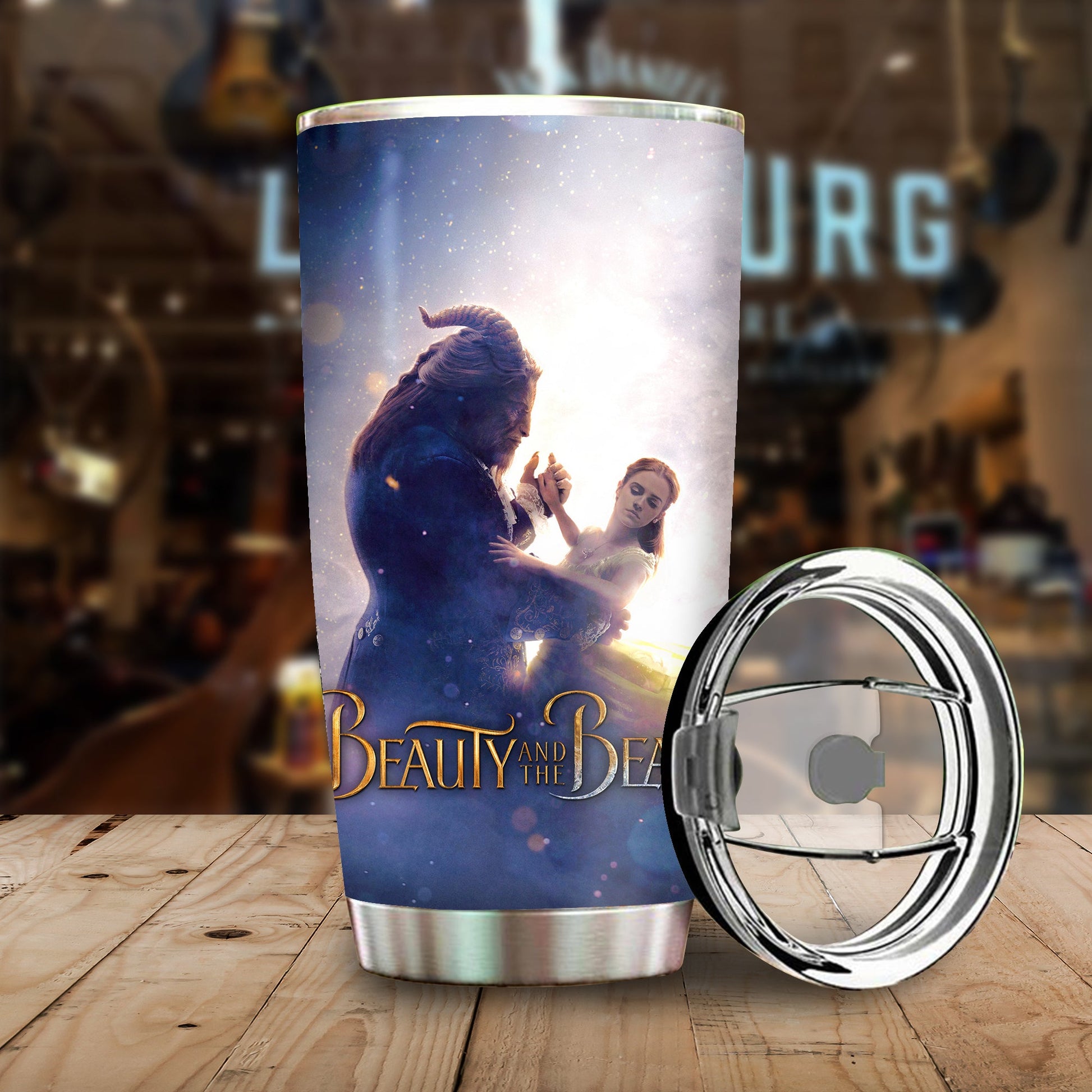 Unifinz DN Tumbler Beauty Princess And The Beast Tumbler Cup Amazing DN Beauty And The Beast Travel Mug 20oz 30oz 2022