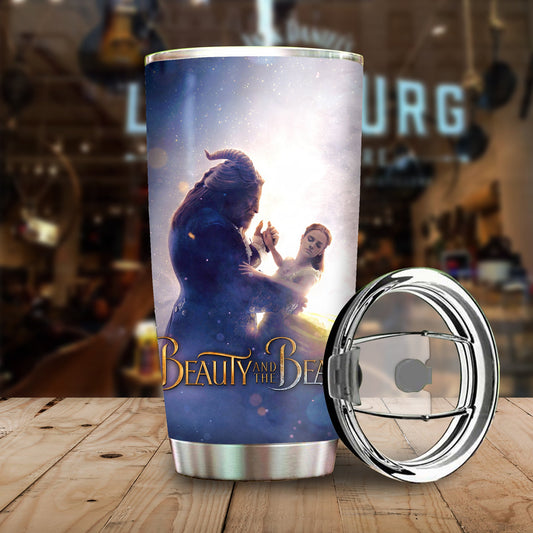 Unifinz DN Tumbler Beauty Princess And The Beast Tumbler Cup Amazing DN Beauty And The Beast Travel Mug 20oz 30oz 2022