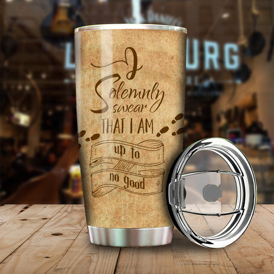 Unifinz HP Tumbler The Marauder's Map I Solemnly Swear That I'm Up To No Good Harry Potter Couple Tumbler Cup Cool HP Travel Mug 2022