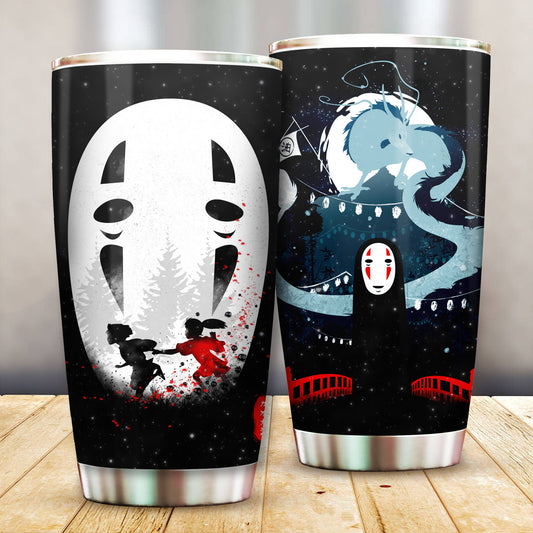 Unifinz GB TUMBLER GB SA NO FACE ANIME TUMBLER Cool High Quality GB Spirit Away TRAVEL MUG 2022