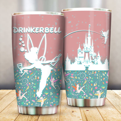 Unifinz DN Tumbler Drinkerbell TinkerBell Disney Tumbler Cup Funny DN Tinkerbell Travel Mug 2022