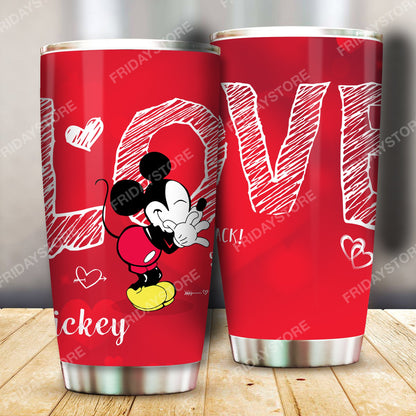 Unifinz DN Tumbler Smack MK Mouse Couple Tumbler Cup Cute DN MK Mouse Travel Mug 2023