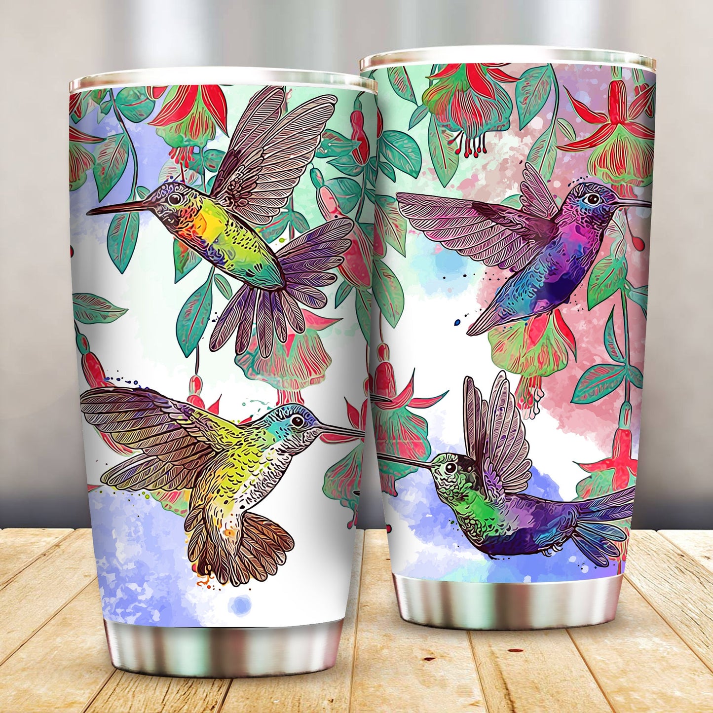 Unifinz BIRD TUMBLER HUMMINGBIRDS COLOR ART TUMBLER Amzing High Quality BIRD Tumbler Cup 2023