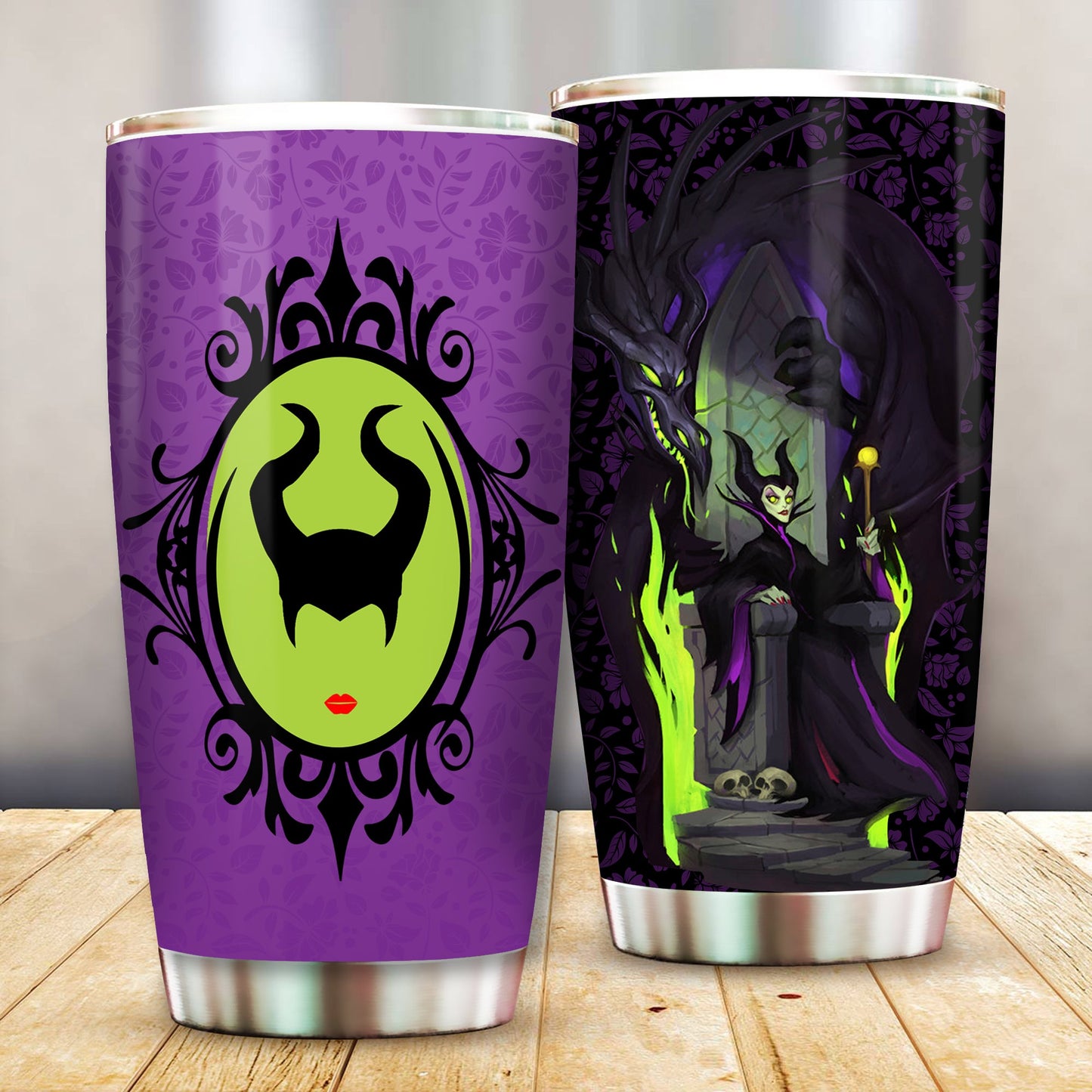Unifinz DN Tumbler Maleficent Misstress Of Evil Disney Villains Tumbler Cup Awesome DN Maleficent Travel Mug 2022