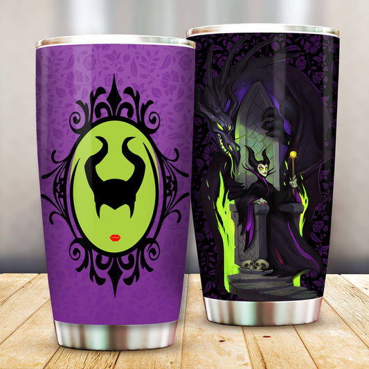 Unifinz DN Tumbler Maleficent Misstress Of Evil Disney Villains Tumbler Cup Awesome DN Maleficent Travel Mug 2022