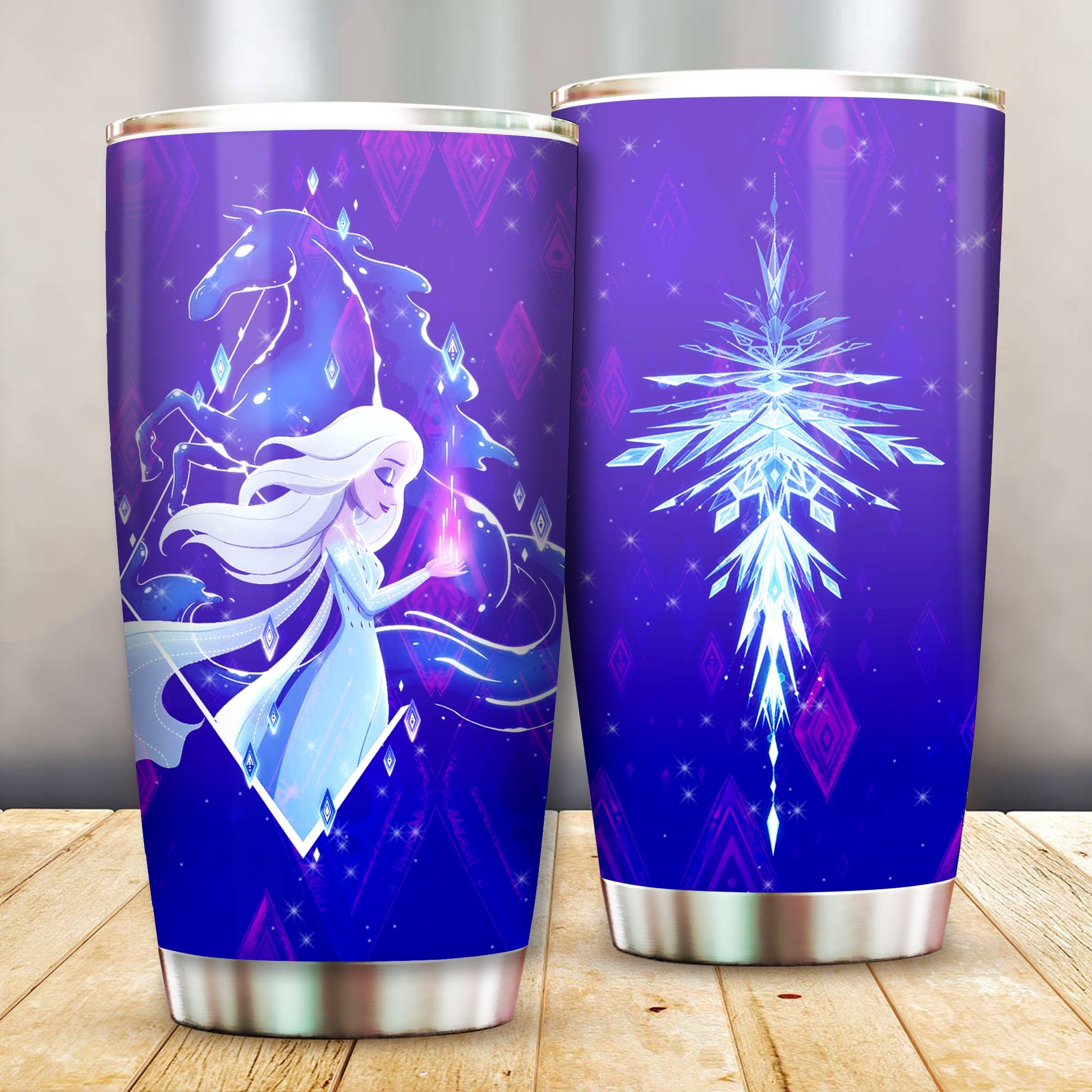 Unifinz DN Tumbler Frozen Snowflakes Tumbler Cup Amazing DN Frozen Tumblers Elsa Tumbler Cup 2023