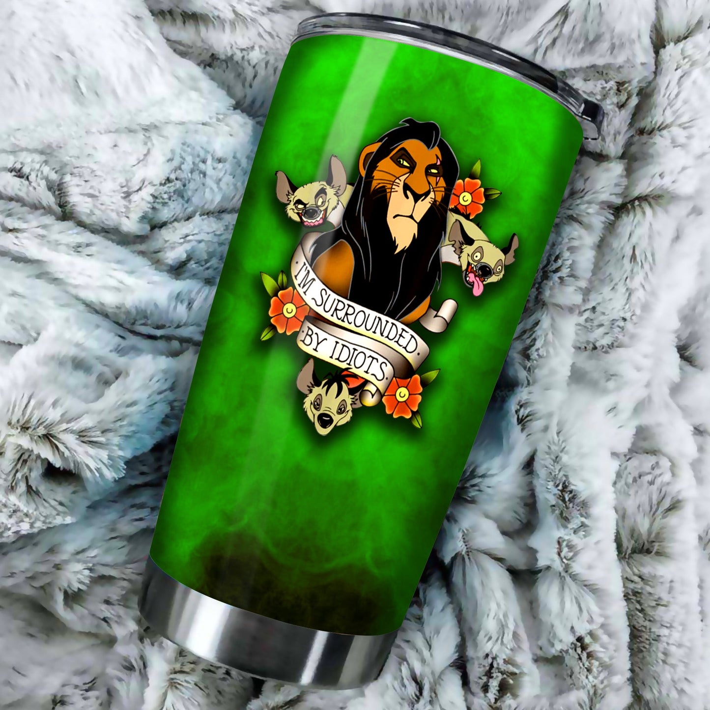 Unifinz LK Tumbler I'm Surrounded By Idiots Tumbler Cup Funny High Quality DN LK Travel Mug 2023