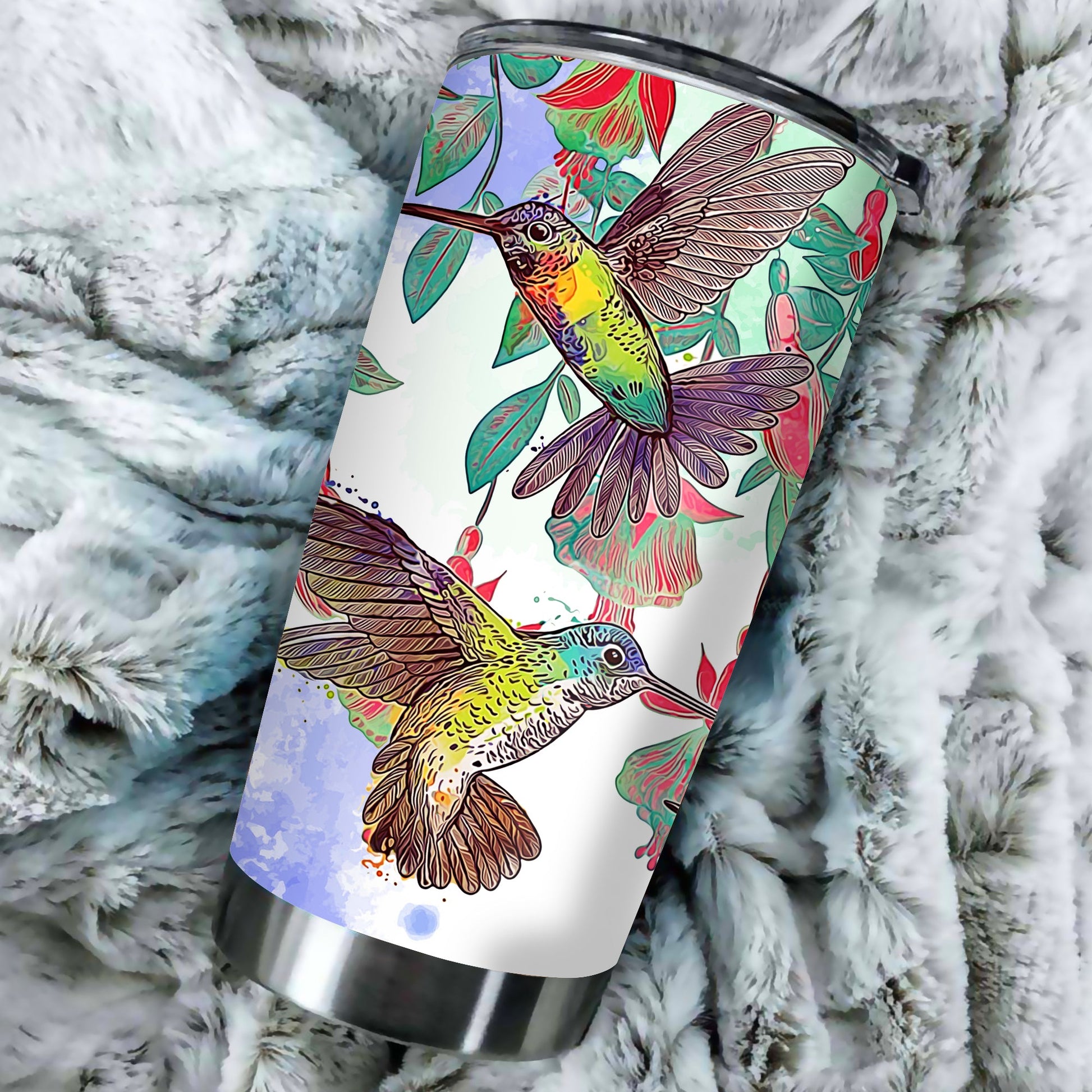 Unifinz BIRD TUMBLER HUMMINGBIRDS COLOR ART TUMBLER Amzing High Quality BIRD Tumbler Cup 2024
