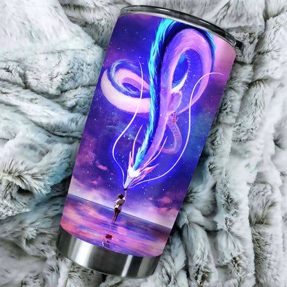 Unifinz GB Tumbler GB Chihiro & Haku Dragon Spirited Away Tumbler Cup Awesome GB Travel Mug 2024