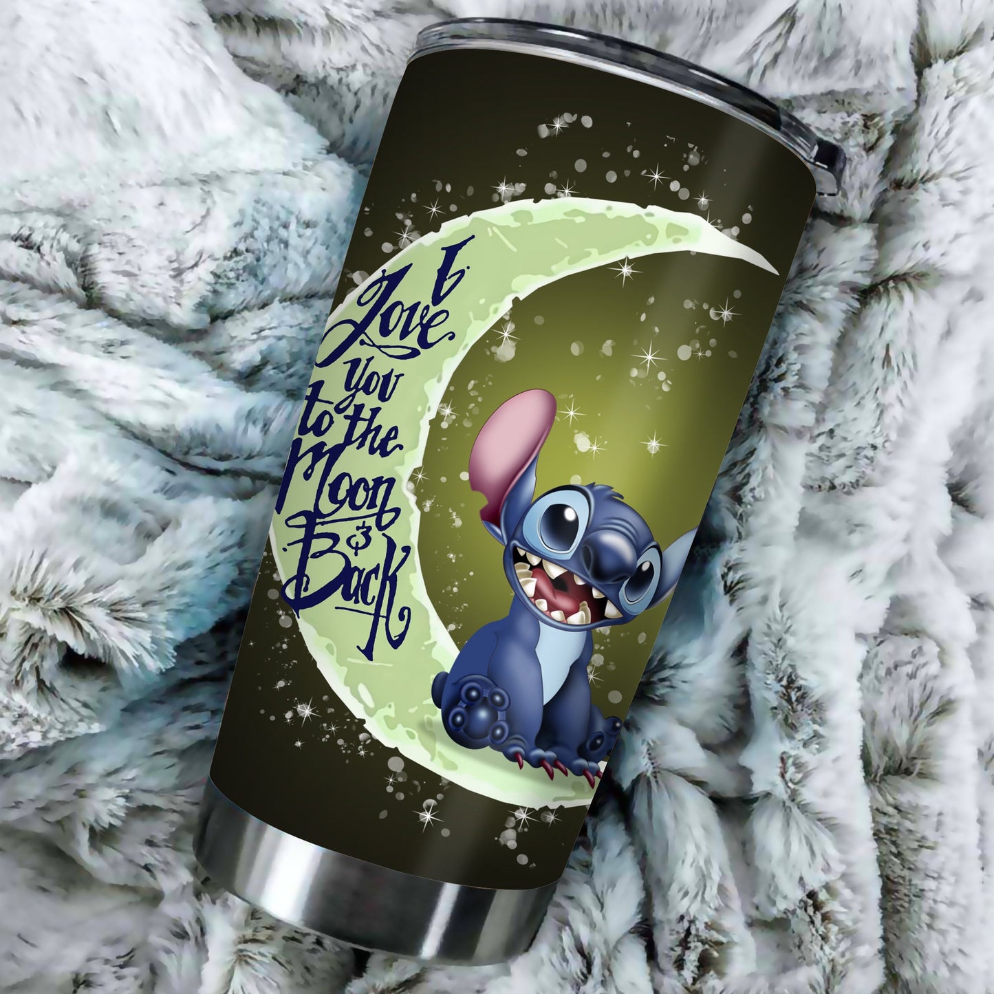 Unifinz Stitch Tumbler Stitch I Love You To The Moon And Back Tumbler Cup Cute DN Stitch Travel Mug 2024
