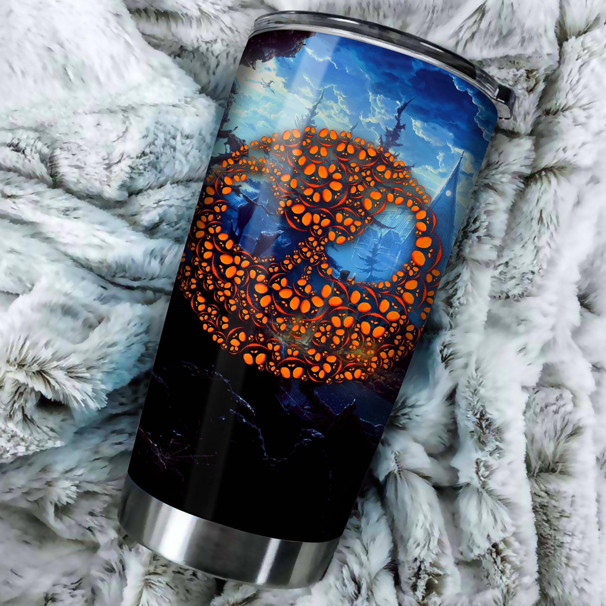 Unifinz TNBC Tumbler The Nightmare Pumpkin King Tumbler Cup Cool Amazing DN TNBC Travel Mug Jack Skellington Tumblers 2024