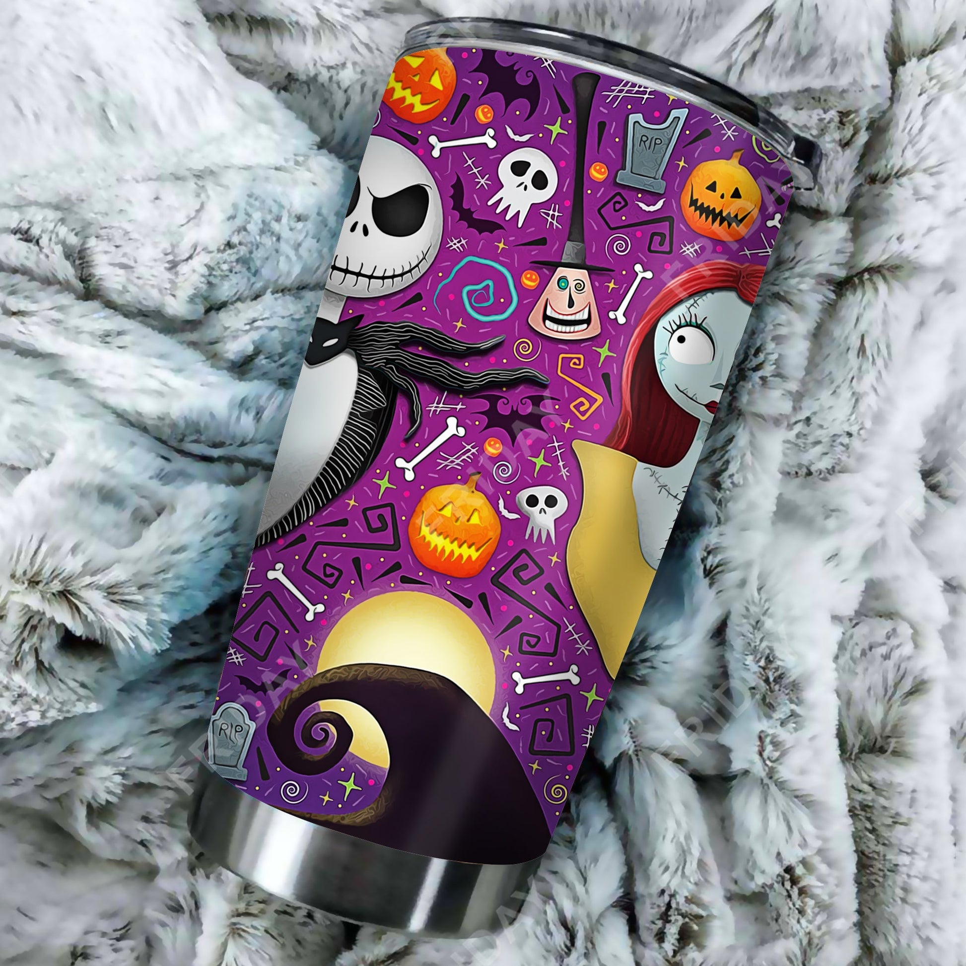 Unifinz TNBC Tumbler Jack And Sally Halloween Items Tumbler Cup Awesome DN TNBC Travel Mug Jak Skellington Sally Tumblers 2024