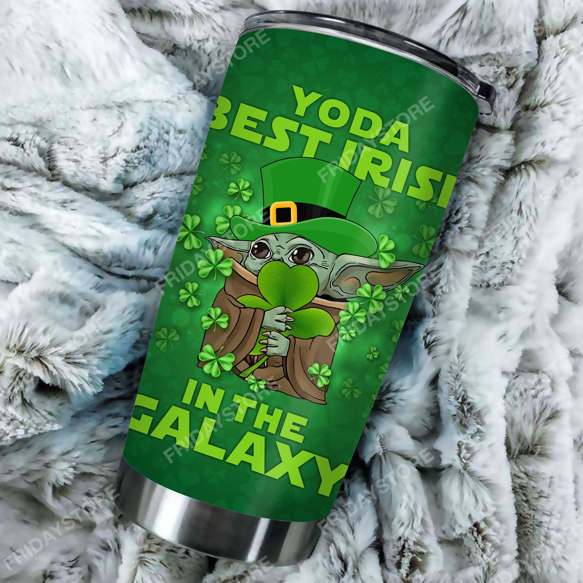 Unifinz SW Tumbler Best Irish In The Galaxy Tumbler Cup Awesome SW St Patrick Day Travel Mug 2024