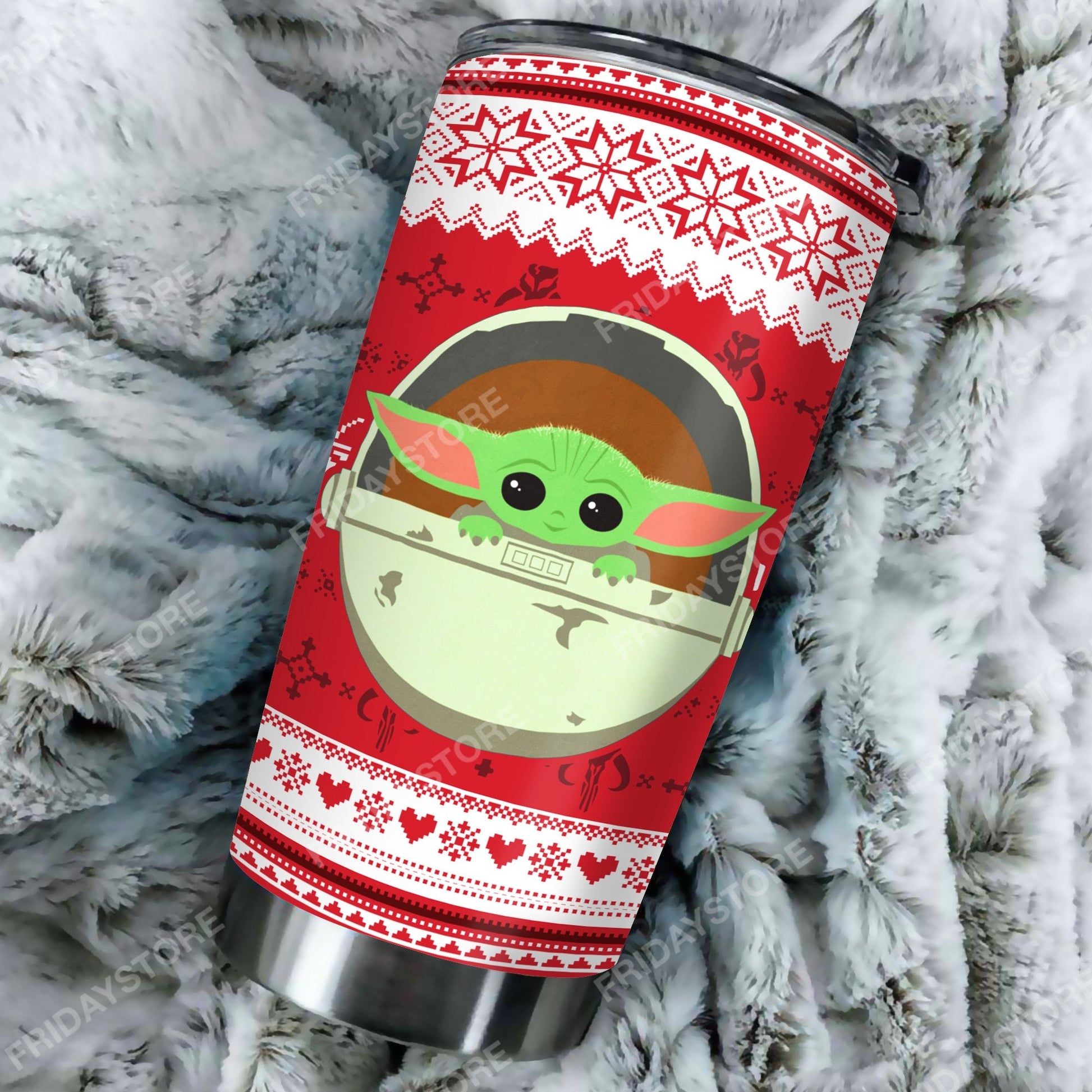 SW Baby Red Christmas Pattern Tumbler