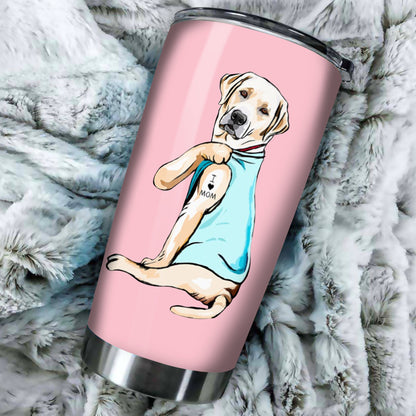 Unifinz Dog Tumbler Cup Dog Labrador Mama Dog Mama Lovers Tumbler Cute Dog Labrador Tumblers 20 Oz 30 Oz 2024