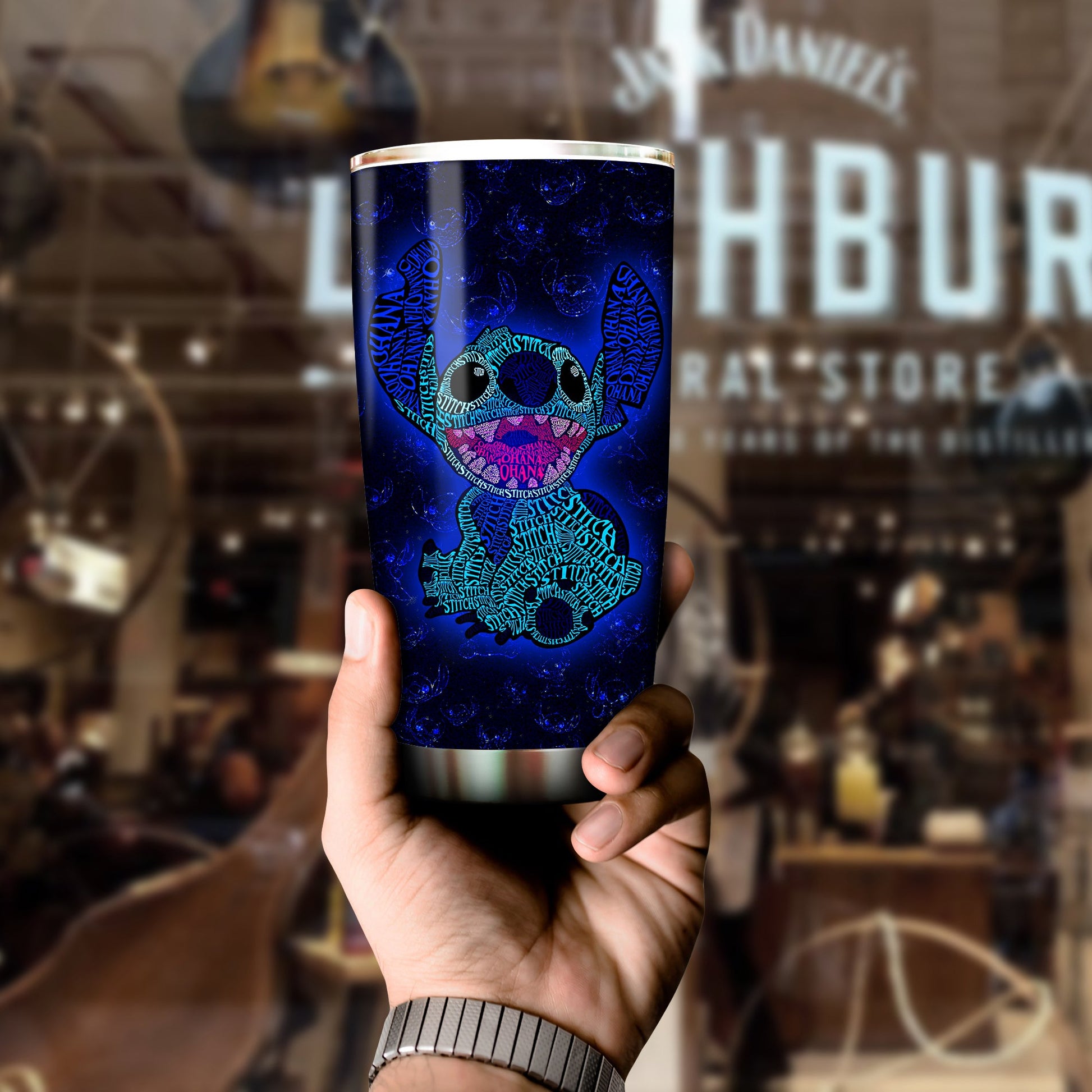 Unifinz DN Tumbler Adorable Stitch Ohana Beauty Art Words Stitch Tumbler Cup 20 oz Cute DN Stitch Travel Mug 2025