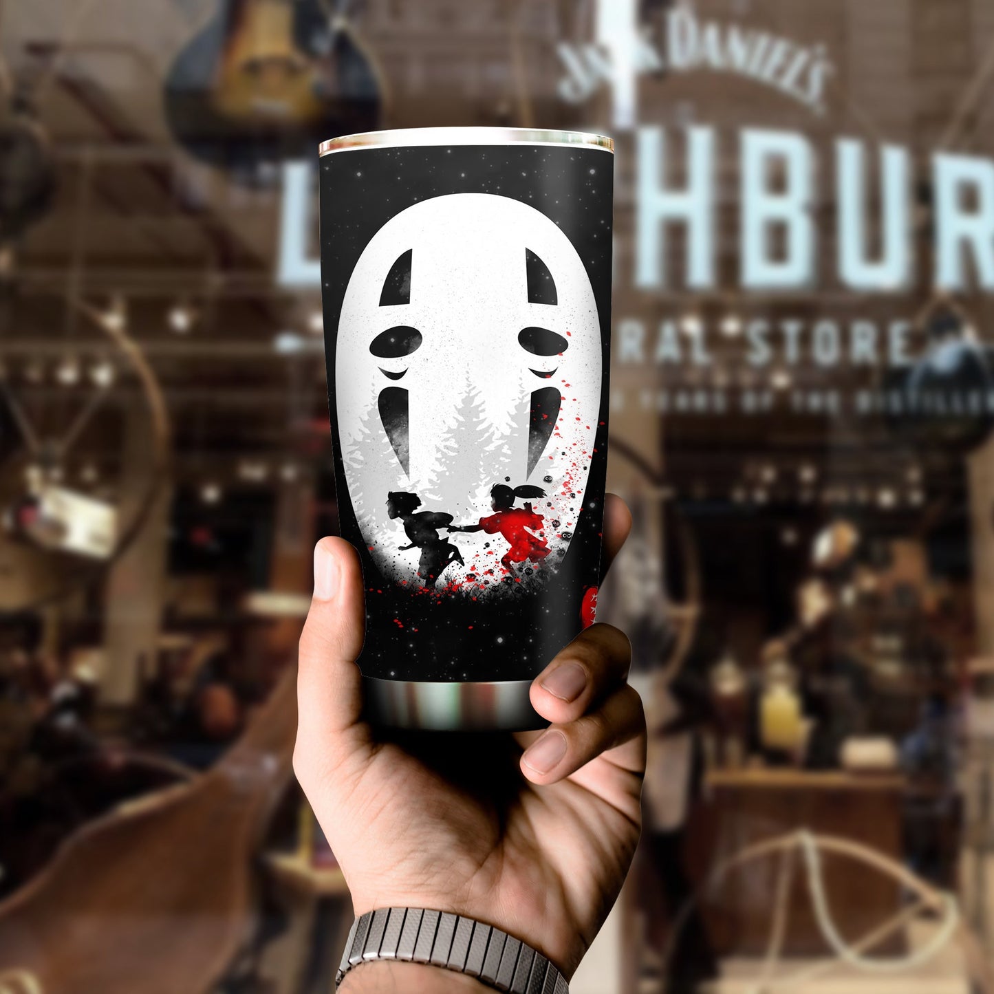 Unifinz GB TUMBLER GB SA NO FACE ANIME TUMBLER Cool High Quality GB Spirit Away TRAVEL MUG 2025