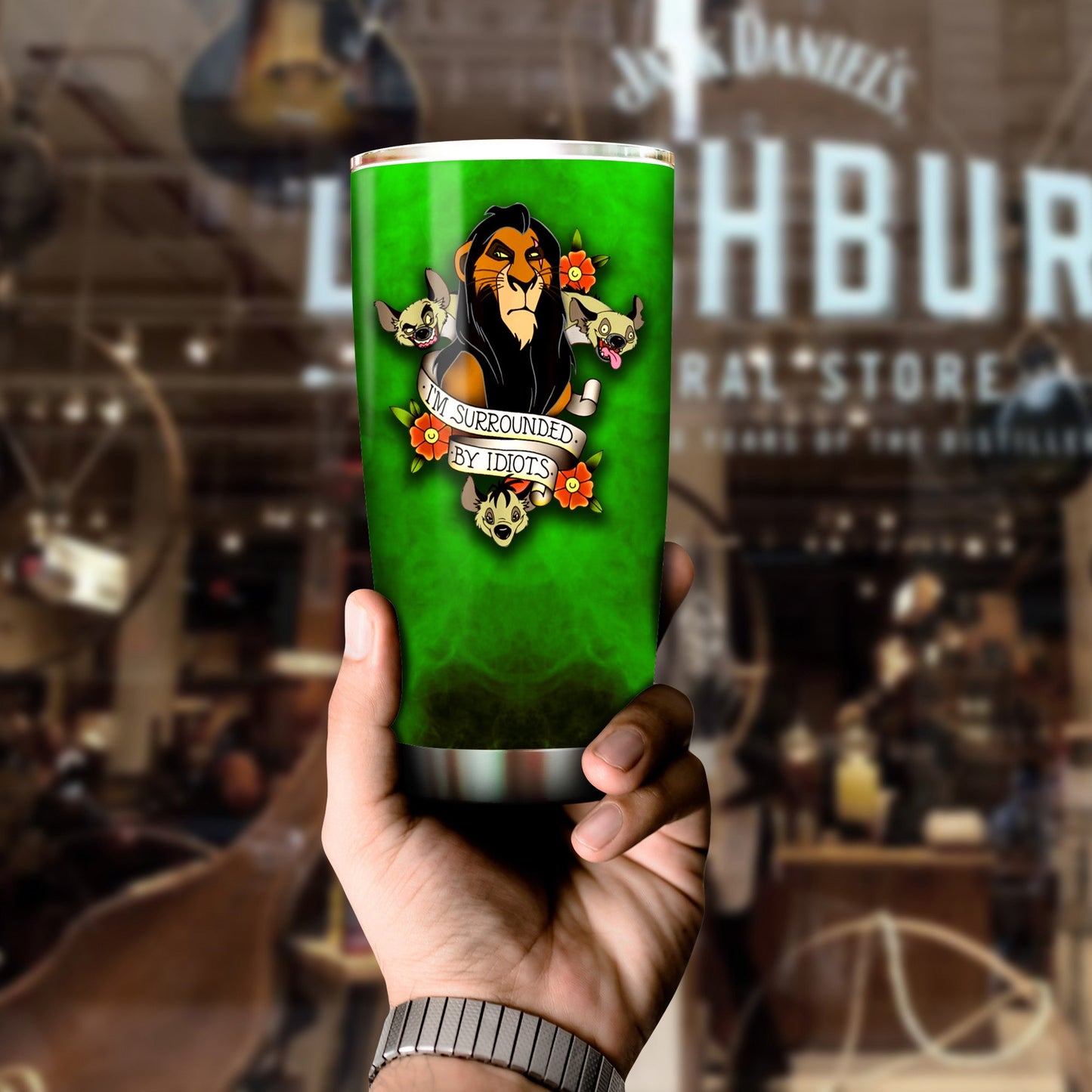 Unifinz LK Tumbler I'm Surrounded By Idiots Tumbler Cup Funny High Quality DN LK Travel Mug 2024