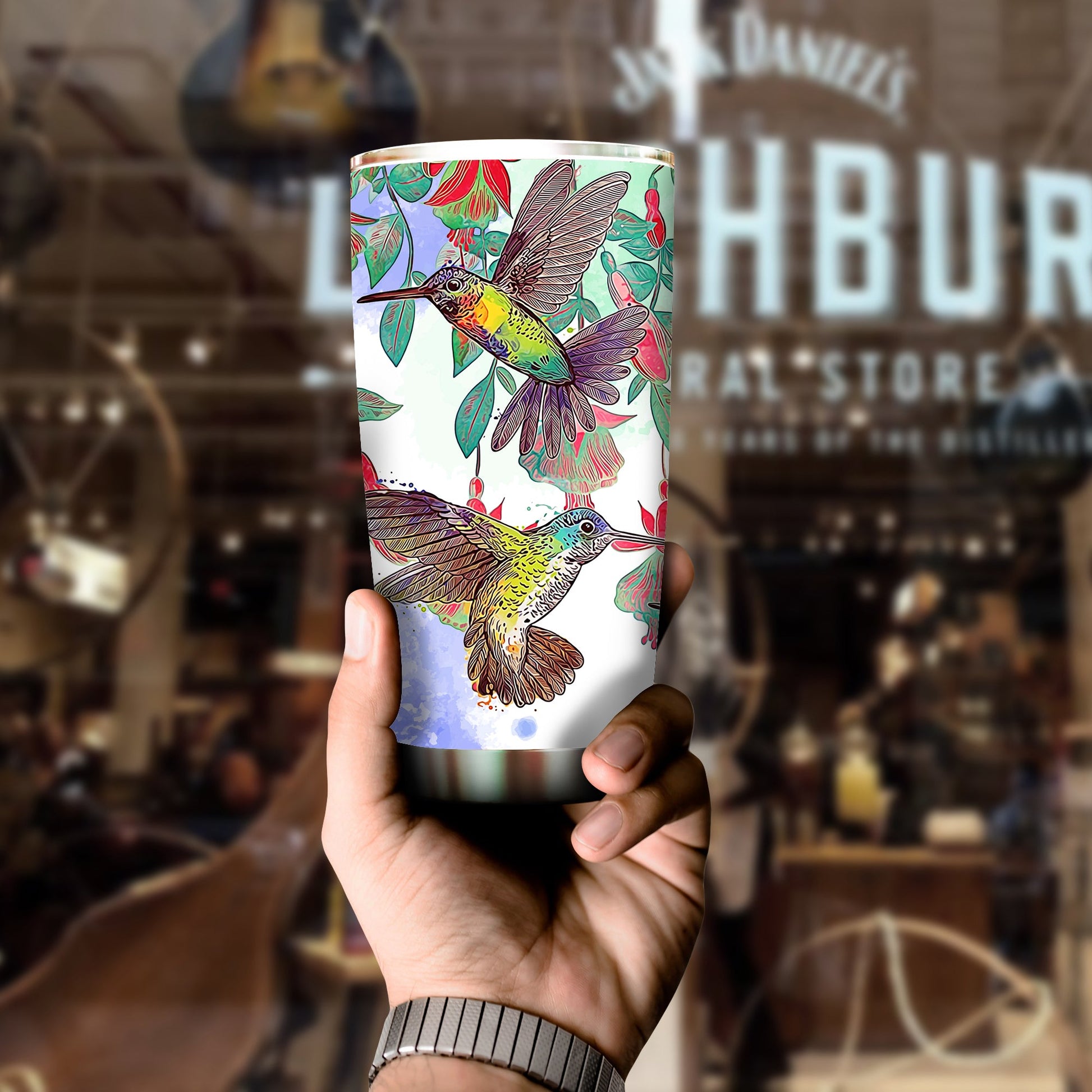 Unifinz BIRD TUMBLER HUMMINGBIRDS COLOR ART TUMBLER Amzing High Quality BIRD Tumbler Cup 2025