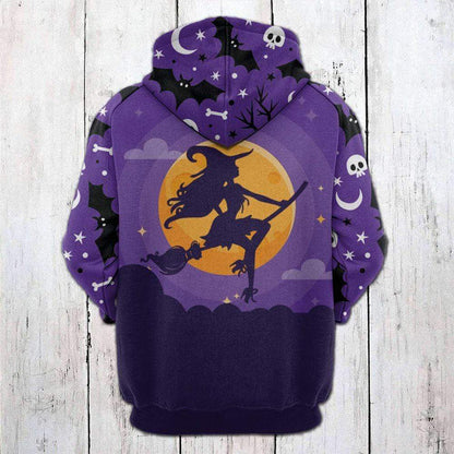 Halloween Hoodie Took A DNA Test Turn Out I'm 100 Percent That Witch Purple Hoodie Halloween Clothing