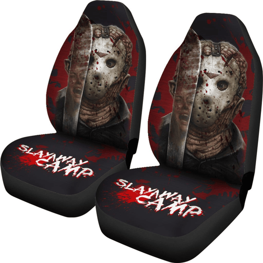 Jason Voorhees Car Seat Covers Slay Away Camp Jason Voorhees Seat Covers