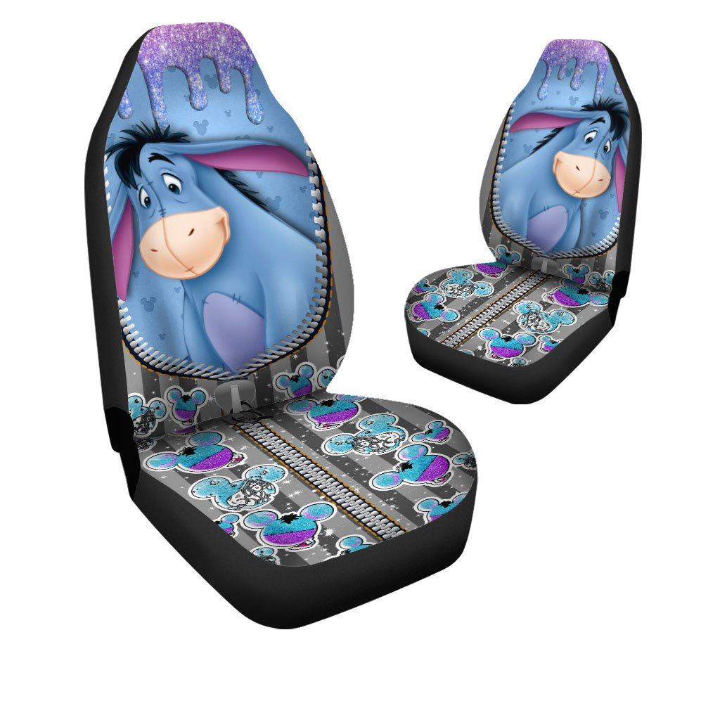 WTP Car Seat Covers Eeyore Graphic Zipper Seat Covers