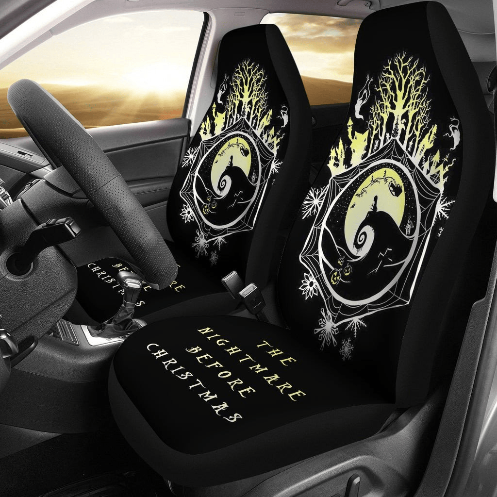 TNBC Car Seat Covers Lonely Sally Sitting On Hill Night Silhouette Seat Covers