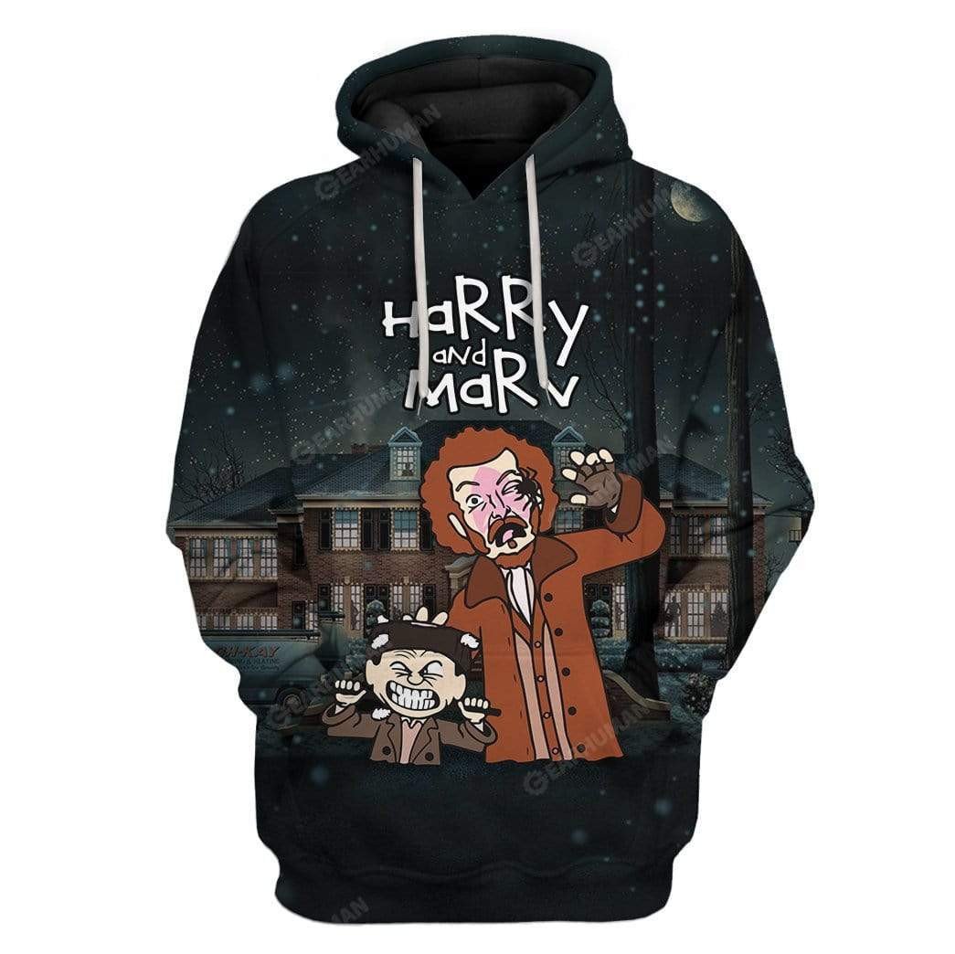 Home Alone Hoodie Home Alone Harry And Marv Hoodie Black Unisex