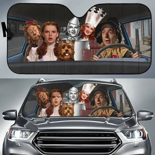 The Wizard Of Oz Windshield Sun Shade The Wizard Of Oz Original Version Characters Car Sun Shade