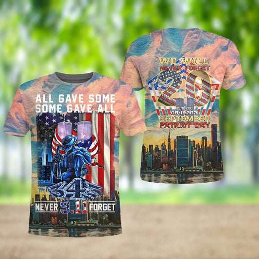 Unifinz Patriot Day Shirt September 11th Patriot Day We Will Never Forget Shirt September 11th Apparel 2023