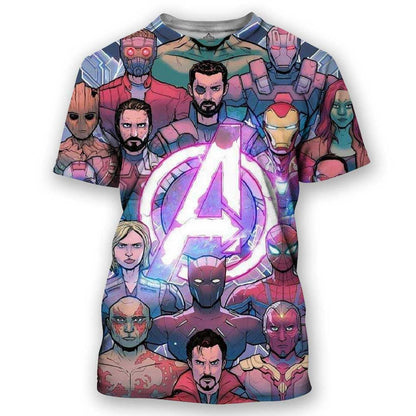 MV Hoodie Avengers Hero Characters T-shirt Colorful Unisex