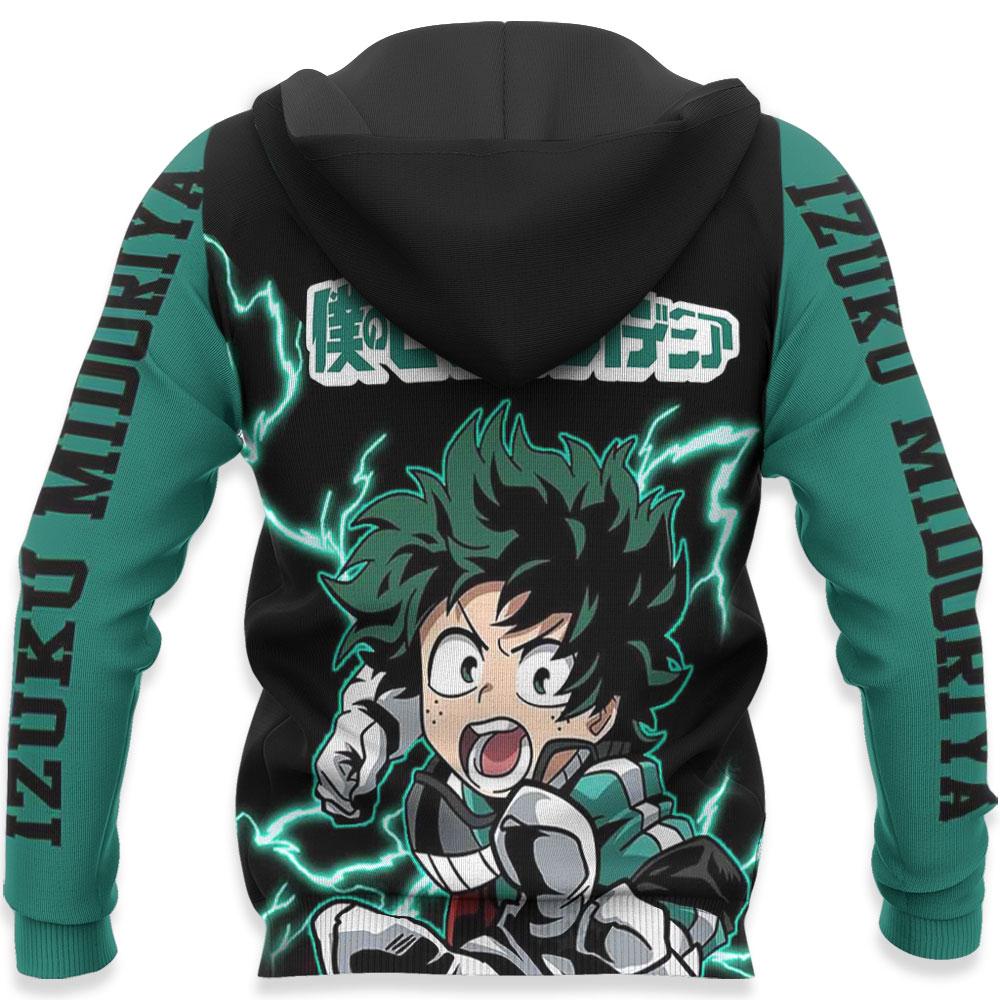  My Hero Academia Hoodie Izuku Midoriya Deku Boku No Hero Academia Logo Hoodie Adult Full Print