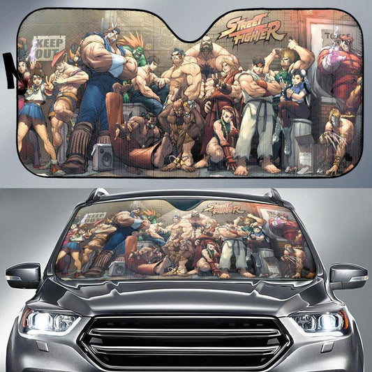  Street Fighter Car Sun Shade All Fighter Street Fighter Auto Sun Shade