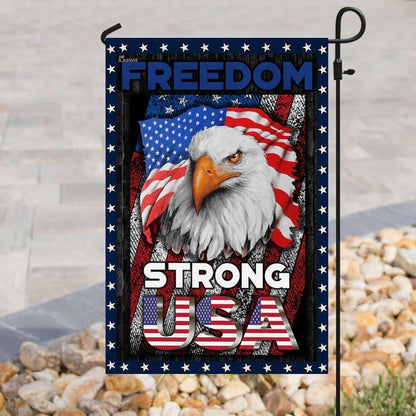 Unifinz 4th Of July Flags Strong USA Freedom Flag Independence Day Celebration Gift 4th Of July House Flag 2022