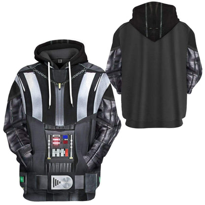  SW Hoodie Darth Vader Costume 3d Black Hoodie Apparel Adult Full Print