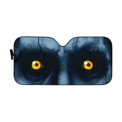  Horror Car Sun Shade The Nun Valak Scary Eyes Windshield Sun Shade