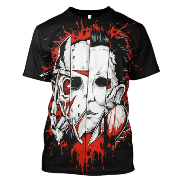Halloween Shirt Horror Shirt Horror Killers Freddy Krueger Michael Myers Hoodie Horror Hoodie