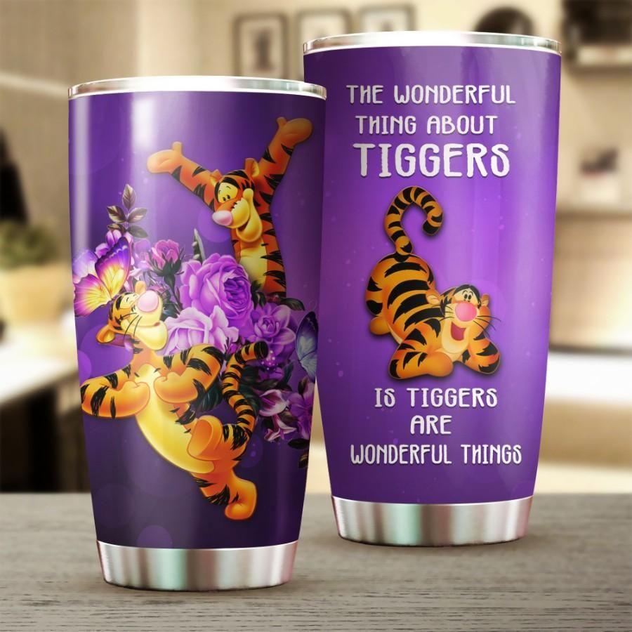 DN Tumbler 20 Oz Winnie The Pooh The Wonderful Things About Tiggers Is Tiggers Are Wonderful Things Tumbler