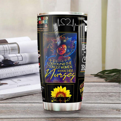 Unifinz Nurse Tumbler 20 oz Black Nurse Tumbler 20 oz Africa American Tumblers Cup 2024