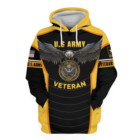 Friday89 Veteran Hoodie USAM Hoodie Yellow  T-shirt Hoodie 